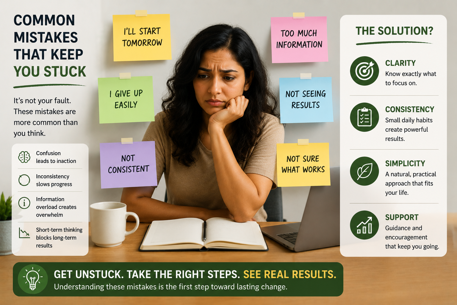 Understand Common Mistakes That Keep People Stuck